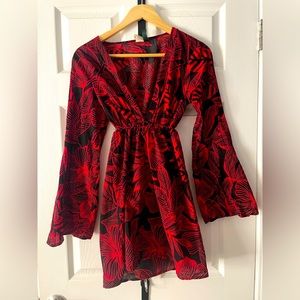 Ralph Lauren Leaves Pattern Swim Cover Up- Size S